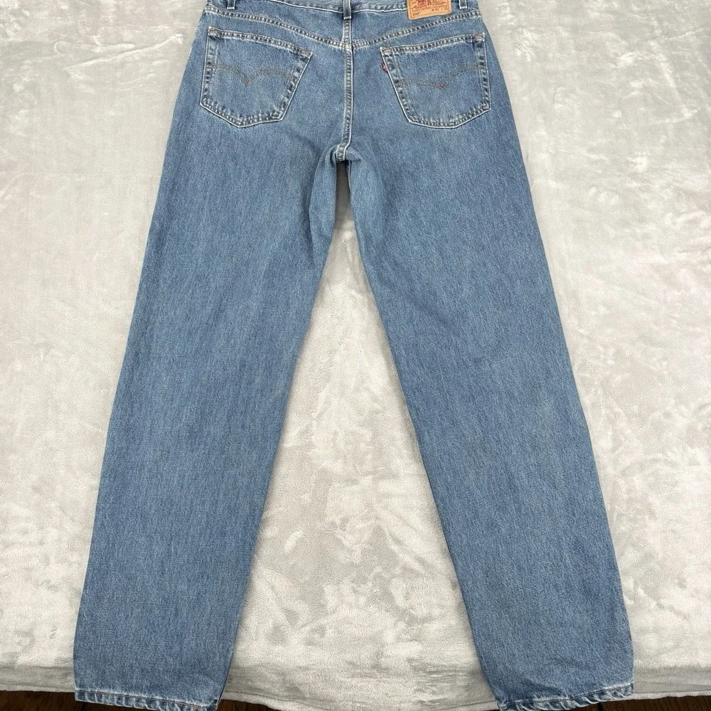Levi's 550‎ Relaxed Fit Jeans Men 42x36 (Fits 41x36) Blue Denim USA Made Vintage